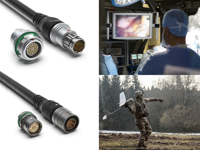 Fischer Connectors’ versatile and miniature UHD audio/video connectivity solutions allow for 18 Gbit/s data transfer speed 